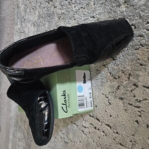 Clarks Men's Black Loafers